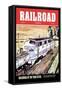 Railroad Magazine: Railroads of the Twin Cities, 1954-null-Framed Stretched Canvas