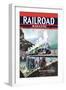 Railroad Magazine: Rails Across the Blue Ridge, 1943-null-Framed Art Print