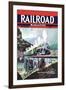 Railroad Magazine: Rails Across the Blue Ridge, 1943-null-Framed Art Print