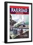 Railroad Magazine: Rails Across the Blue Ridge, 1943-null-Framed Art Print