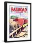 Railroad Magazine: The Circus on the Tracks, 1946-null-Framed Art Print