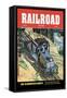 Railroad Magazine: The Clinchfield Route, 1953-null-Framed Stretched Canvas