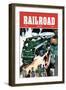 Railroad Magazine: The Limited, 1952-null-Framed Art Print
