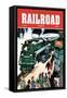 Railroad Magazine: The Limited, 1952-null-Framed Stretched Canvas