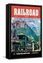 Railroad Magazine: The Virginian, 1952-null-Framed Stretched Canvas