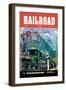 Railroad Magazine: The Virginian, 1952-null-Framed Art Print