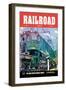 Railroad Magazine: The Virginian, 1952-null-Framed Art Print