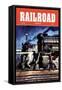 Railroad Magazine: Through the Night, 1950-null-Framed Stretched Canvas