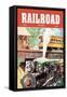Railroad Magazine: Traveling, 1950-null-Framed Stretched Canvas