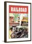 Railroad Magazine: Traveling, 1950-null-Framed Art Print