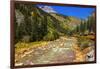 Railroad on the Animas River, San Juan National Forest, Colorado, USA-Russ Bishop-Framed Photographic Print