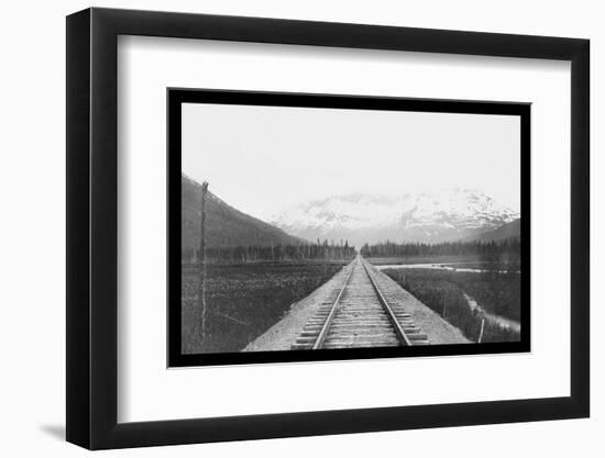 Railroad on the Kenai Penisula-Gordon-Framed Photo