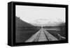 Railroad on the Kenai Penisula-Gordon-Framed Stretched Canvas