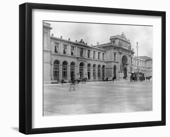 Railroad Station in Zurich-null-Framed Photographic Print