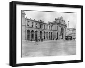 Railroad Station in Zurich-null-Framed Photographic Print