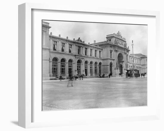 Railroad Station in Zurich-null-Framed Photographic Print