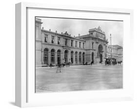 Railroad Station in Zurich-null-Framed Photographic Print