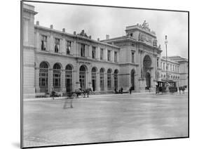 Railroad Station in Zurich-null-Mounted Photographic Print