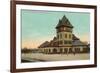 Railroad Station, Manchester, New Hampshire-null-Framed Premium Giclee Print