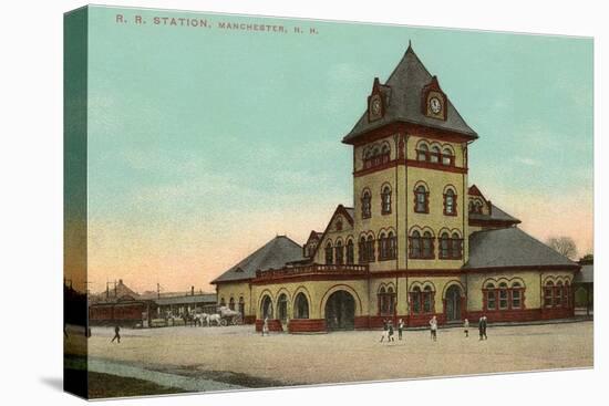 Railroad Station, Manchester, New Hampshire-null-Stretched Canvas