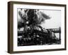 Railroad Steam Engine Billowing Smoke-Dorien Leigh-Framed Photographic Print