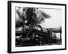 Railroad Steam Engine Billowing Smoke-Dorien Leigh-Framed Photographic Print