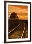 Railroad Sunset II-Vincent James-Framed Photographic Print