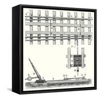 Railroad Switches-null-Framed Stretched Canvas