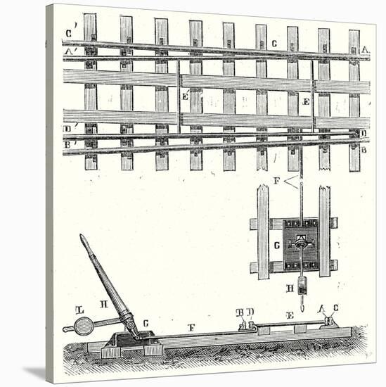 Railroad Switches-null-Stretched Canvas