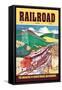 Railroad: The Magazine of Adventurous Railroading, 1954-null-Framed Stretched Canvas