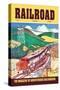 Railroad: The Magazine of Adventurous Railroading, 1954-null-Stretched Canvas