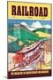 Railroad: The Magazine of Adventurous Railroading, 1954-null-Mounted Art Print