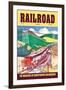 Railroad: The Magazine of Adventurous Railroading, 1954-null-Framed Art Print