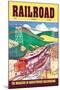 Railroad: The Magazine of Adventurous Railroading, 1954-null-Mounted Art Print