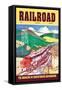 Railroad: The Magazine of Adventurous Railroading, 1954-null-Framed Stretched Canvas