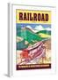 Railroad: The Magazine of Adventurous Railroading, 1954-null-Framed Art Print