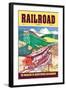 Railroad: The Magazine of Adventurous Railroading, 1954-null-Framed Art Print