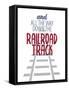 Railroad Track 3-Kimberly Allen-Framed Stretched Canvas