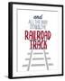 Railroad Track 3-Kimberly Allen-Framed Art Print