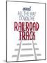 Railroad Track 3-Kimberly Allen-Mounted Art Print