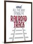 Railroad Track 3-Kimberly Allen-Framed Art Print