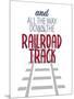 Railroad Track 3-Kimberly Allen-Mounted Art Print