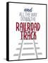 Railroad Track 3-Kimberly Allen-Framed Stretched Canvas