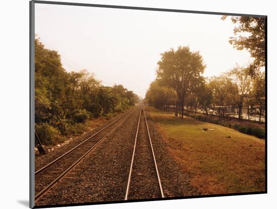 Railroad Track, Bangkok, Thailand-null-Mounted Photographic Print