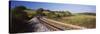 Railroad Track Passing through a Landscape, Germany-null-Stretched Canvas