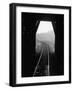 Railroad Tracks as Seen Through the Tunnel-Peter Stackpole-Framed Photographic Print