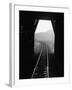 Railroad Tracks as Seen Through the Tunnel-Peter Stackpole-Framed Photographic Print