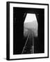 Railroad Tracks as Seen Through the Tunnel-Peter Stackpole-Framed Photographic Print