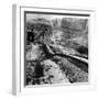 Railroad Tracks Damaged by an Earthquake-null-Framed Photo