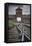 Railroad Tracks Leading into KL Auschwitz II-Jon Hicks-Framed Stretched Canvas